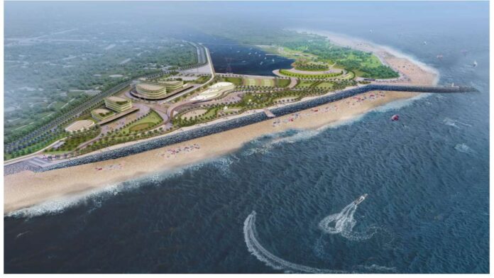 Advancing the Coastline Surat Dumas Sea-face Enters Next Stage Advancing the Coastline Surat Dumas Sea-face Enters Next Stage