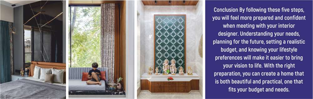 5 ESSENTIAL STEPS TO CONSIDER BEFORE MEETING YOUR INTERIOR DESIGNER : A ...