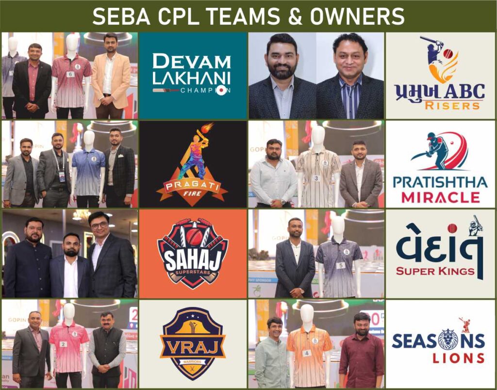 Surat east builders association seba cricket premier league organized with a bang-5