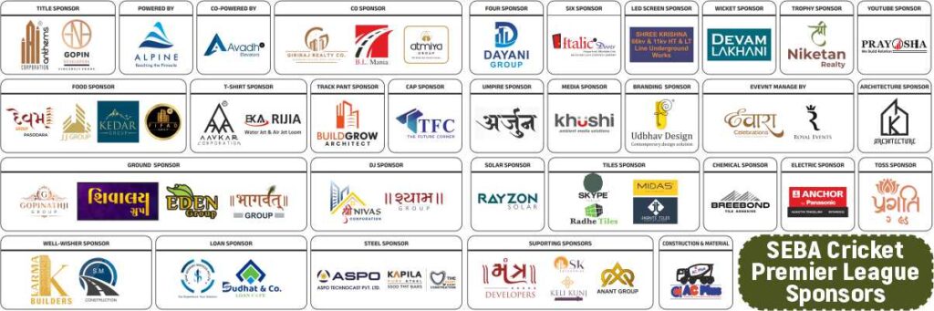 Surat east builders association seba cricket premier league organized with a bang-7