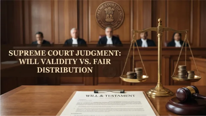 It is not courts job to see whether distribution made in will is equal or not It is not courts job to see whether distribution made in will is equal or not