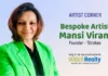 Bespoke Artist Mansi Virani : Every Stroke Tells a Story – Giving Luxury Spaces a Unique Identity Bespoke artist mansi virani-1-Mansi Virani-strokes