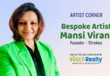 Bespoke Artist Mansi Virani : Every Stroke Tells a Story – Giving Luxury Spaces a Unique Identity Bespoke artist mansi virani-1-Mansi Virani-strokes